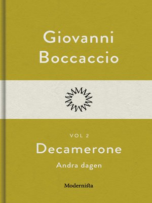 cover image of Decamerone vol 2, andra dagen